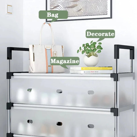 Dustproof Multi-Layer Shoe Rack - Improve Center