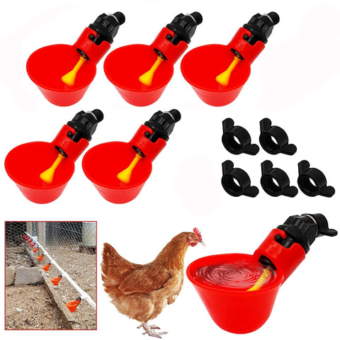 Automatic Chicken Quail Hanging Water Cups - Improve Center