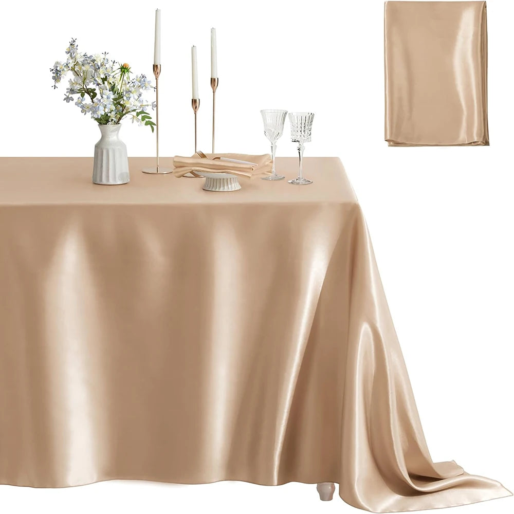 New Satin Tablecloth Wedding Table - Improve Center