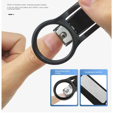 Nail Clipper with Magnifying Glass - Improve Center