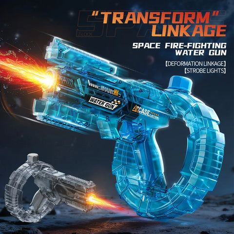 Space Electric Water Gun Toy with LED Lights