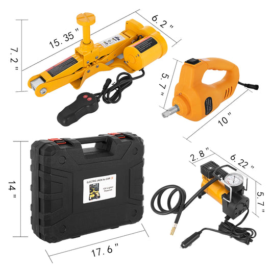 12V 5 Ton Portable Hydraulic Jack - Improve Center