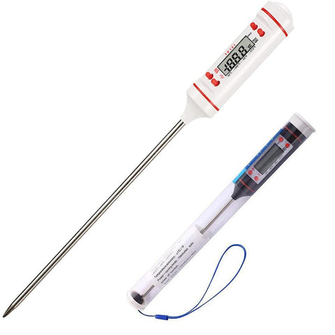 Digital Meat Thermometer, Stainless Steel - Improve Center