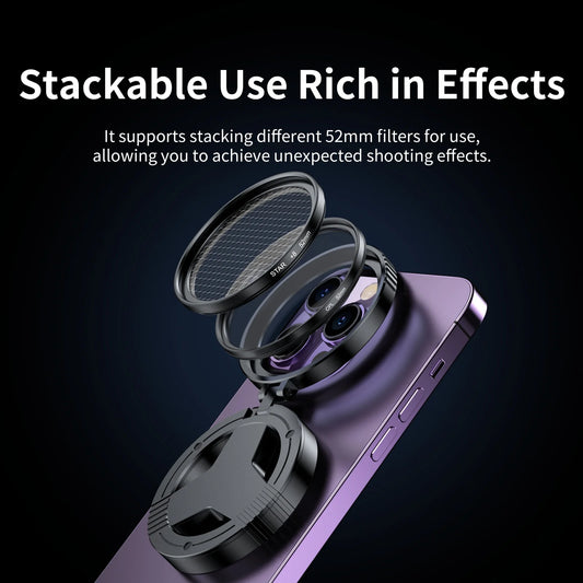 Polarizer Filter Magnetic Holder For Smartphone