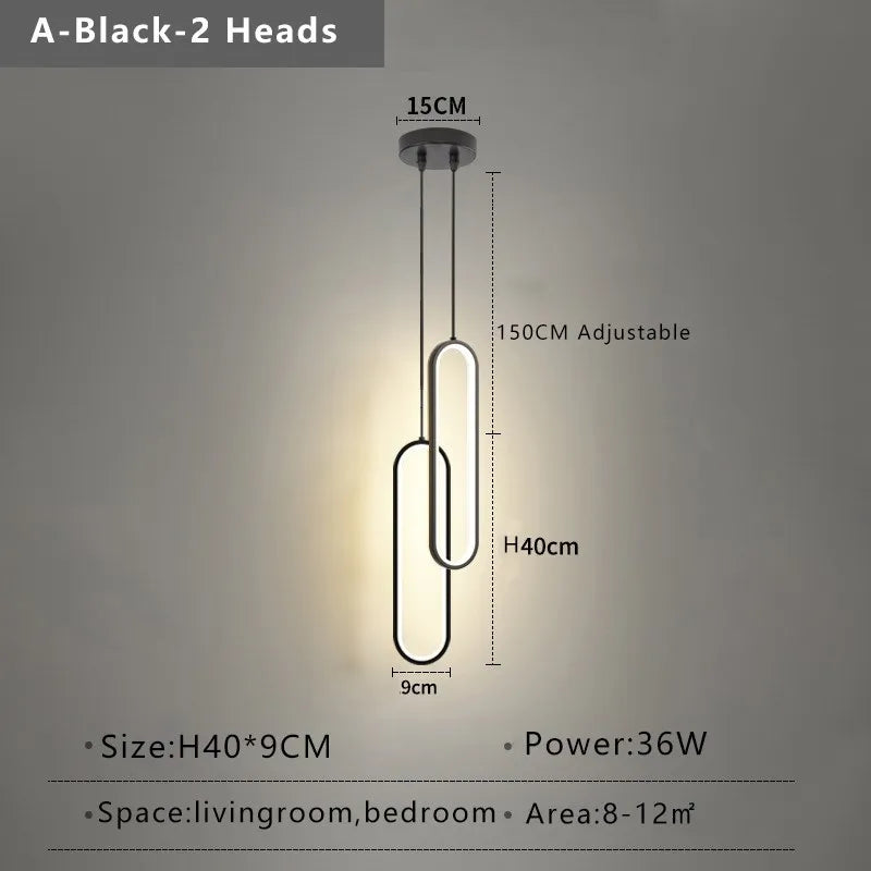 Modern Minimalist LED Pendant Light - Improve Center