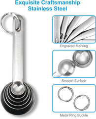 Stainless Steel Measuring Spoons Cups Set