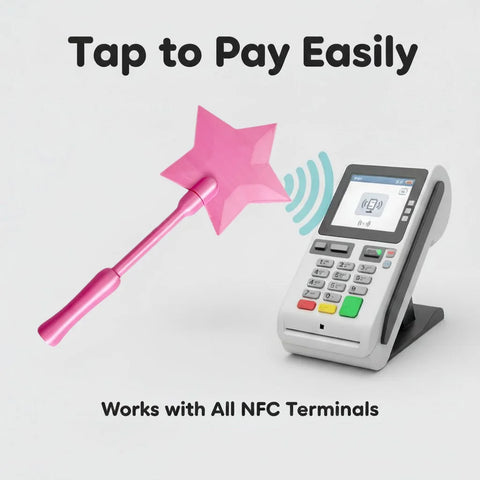 Fairy Wand Tap to Pay Credit Card Holder