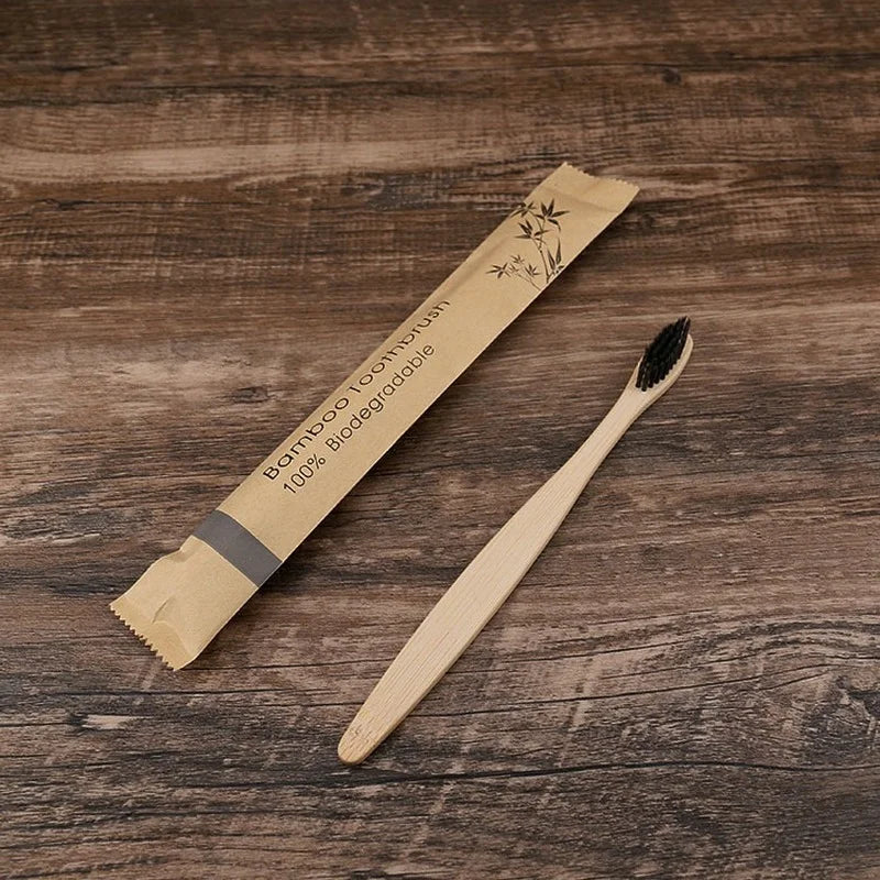 10pcs Bamboo Toothbrushes