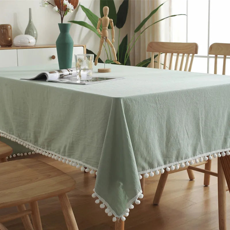 New Cotton Fabric Tablecloth