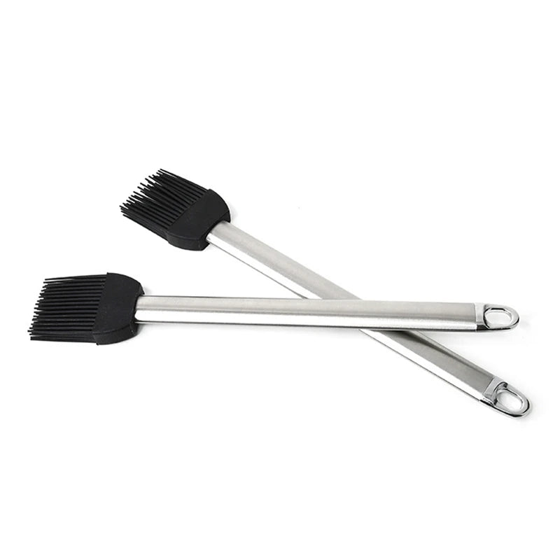 Stainless Steel Silicone BBQ Brush