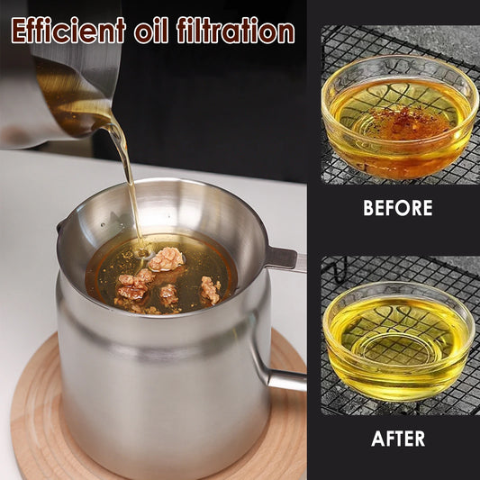 2-in-1 Oil Strainer Pot - Improve Center