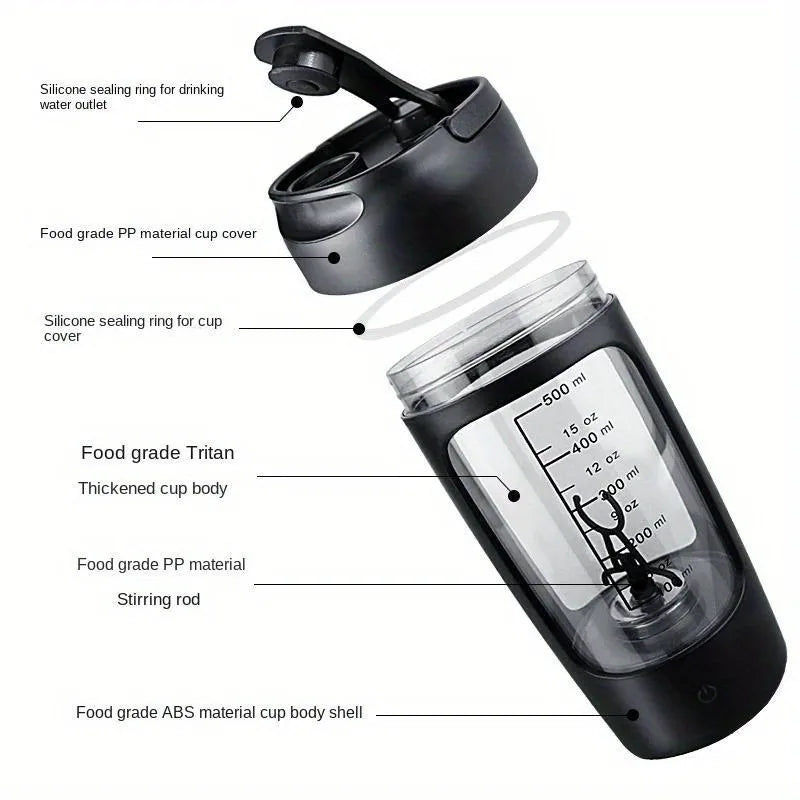 500ML Electric Protein Powder Mixing Cup