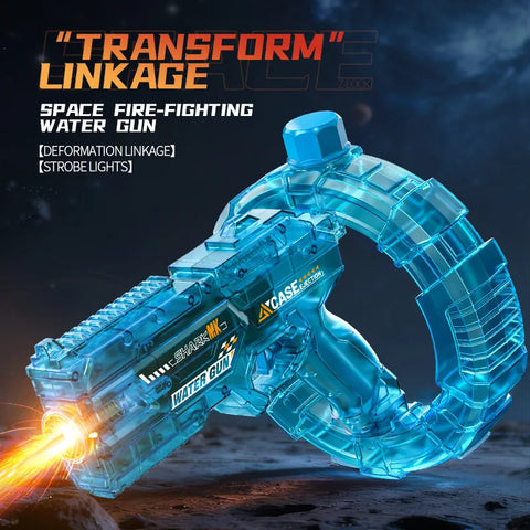 Space Electric Water Gun Toy with LED Lights