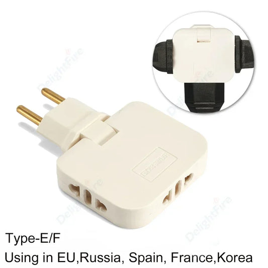 3 in 1 EU Power Socket Plug - Improve Center