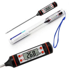 Digital Meat Thermometer, Stainless Steel