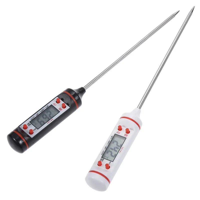 Digital Meat Thermometer, Stainless Steel