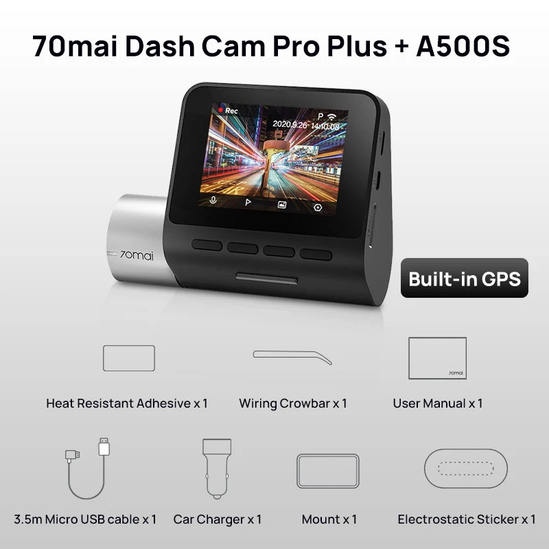 A500S 1944P ADAS GPS Camera - Improve Center