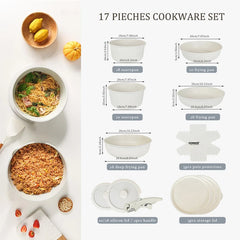 Oven-Safe Cookware with Removable Handles