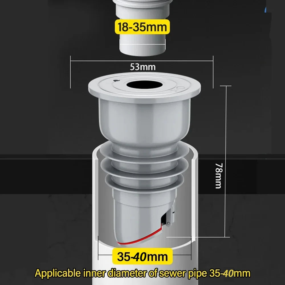 Silicone Drain Pipe Kitchen Sink