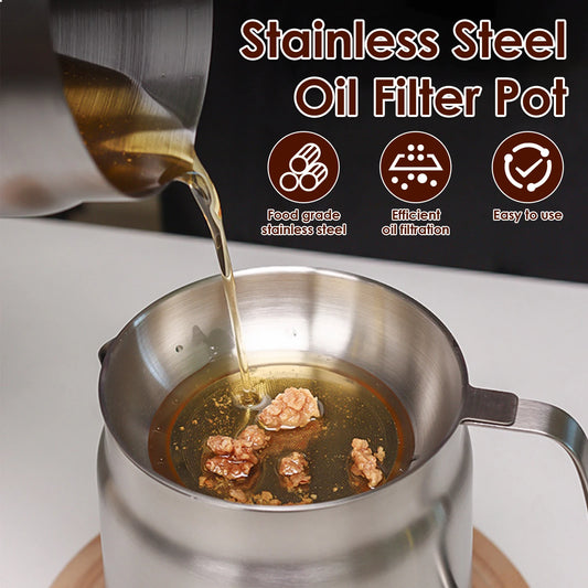 2-in-1 Oil Strainer Pot - Improve Center