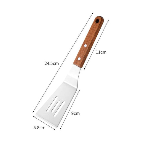 Stainless Steel Spatula with Wooden Handle - Improve Center