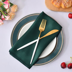 12Pcs 30X30cm Satin Table Napkin