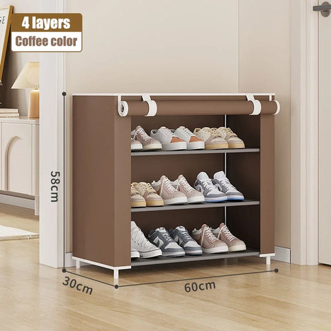 Shoe Cabinet Dustproof Fabric Organizer - Improve Center