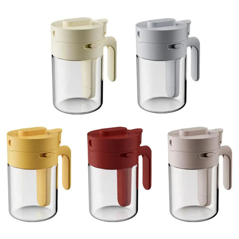 Airtight Glass Spice Jar with Spoon - Improve Center
