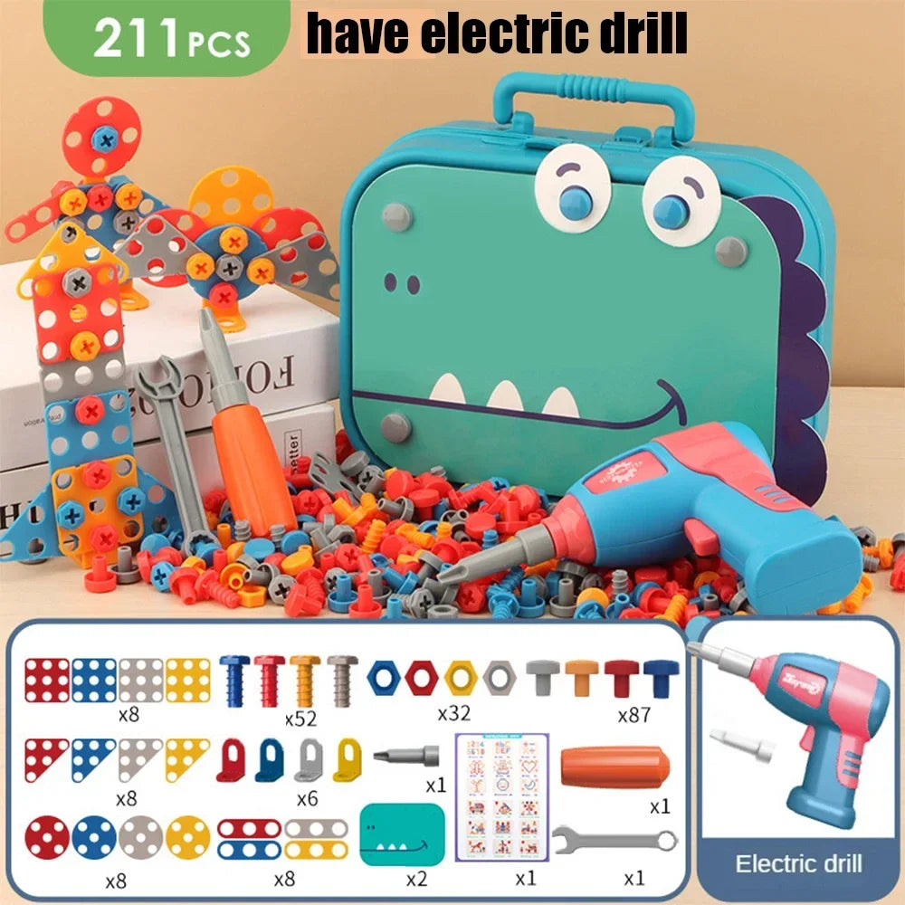 Electric Set Drill Screw Kids Toy - Improve Center