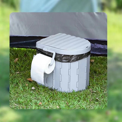 Foldable Travel Toilet – Compact Outdoor Potty for Camping & Emergencies