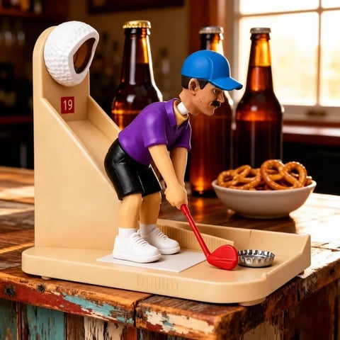 Fuuny PLA Golf Bottle Opener 3D Figurine with Score Board Beer Cap Launcher Desktop Bottle Opener Bar Accessories