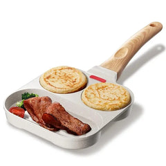 Nonstick 3/4-Hole Omelet Pan