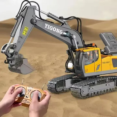 2.4G RC Construction Vehicles – Excavator, Dump Truck & Bulldozer Toy