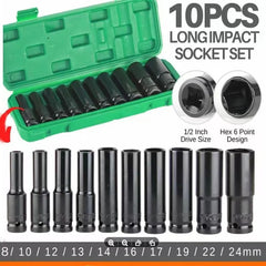 10Pcs Head Electric Socket Set