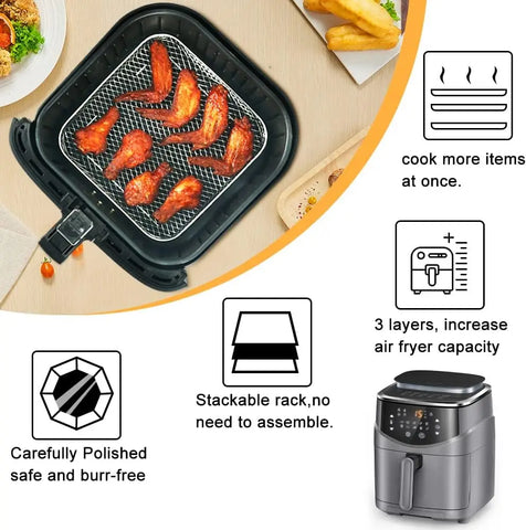 8 inch Air Fryer Racks - Improve Center