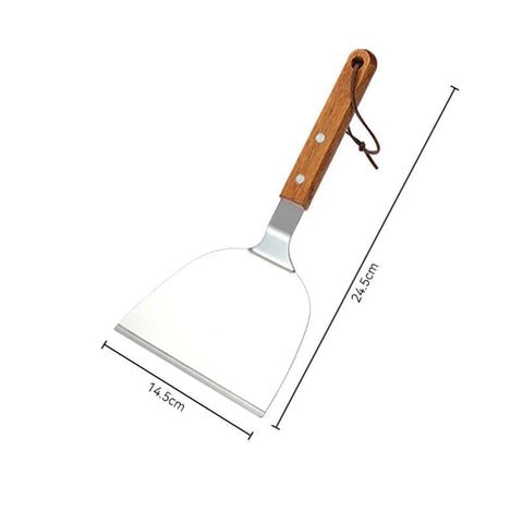 Stainless Steel Spatula with Wooden Handle - Improve Center