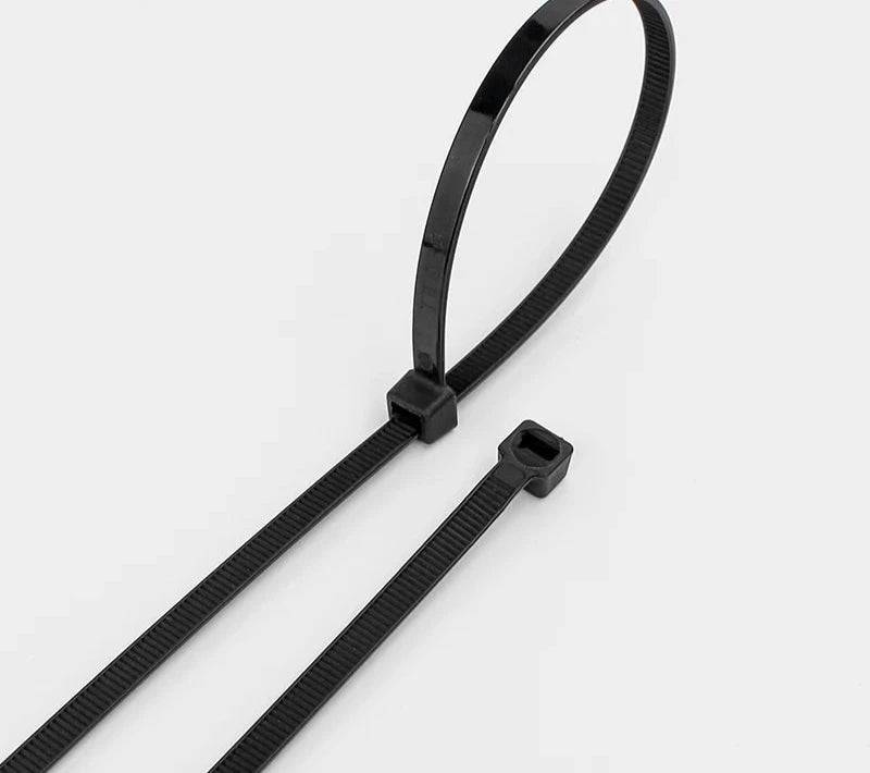 Self-locking plastic nylon tie