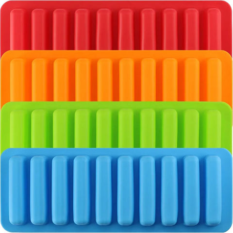 Silicone Ice Cube Tray – 10-Cavity Long Finger Shape Mold