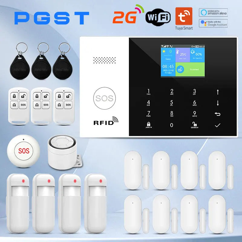 Residential Smart Gsm Wifi Alarm