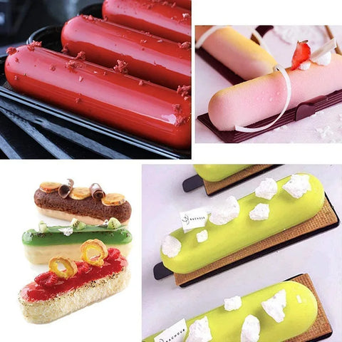 Silicone Ice Cube Tray – 10-Cavity Long Finger Shape Mold
