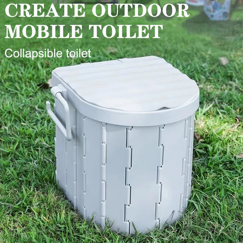 Foldable Travel Toilet – Compact Outdoor Potty for Camping & Emergencies