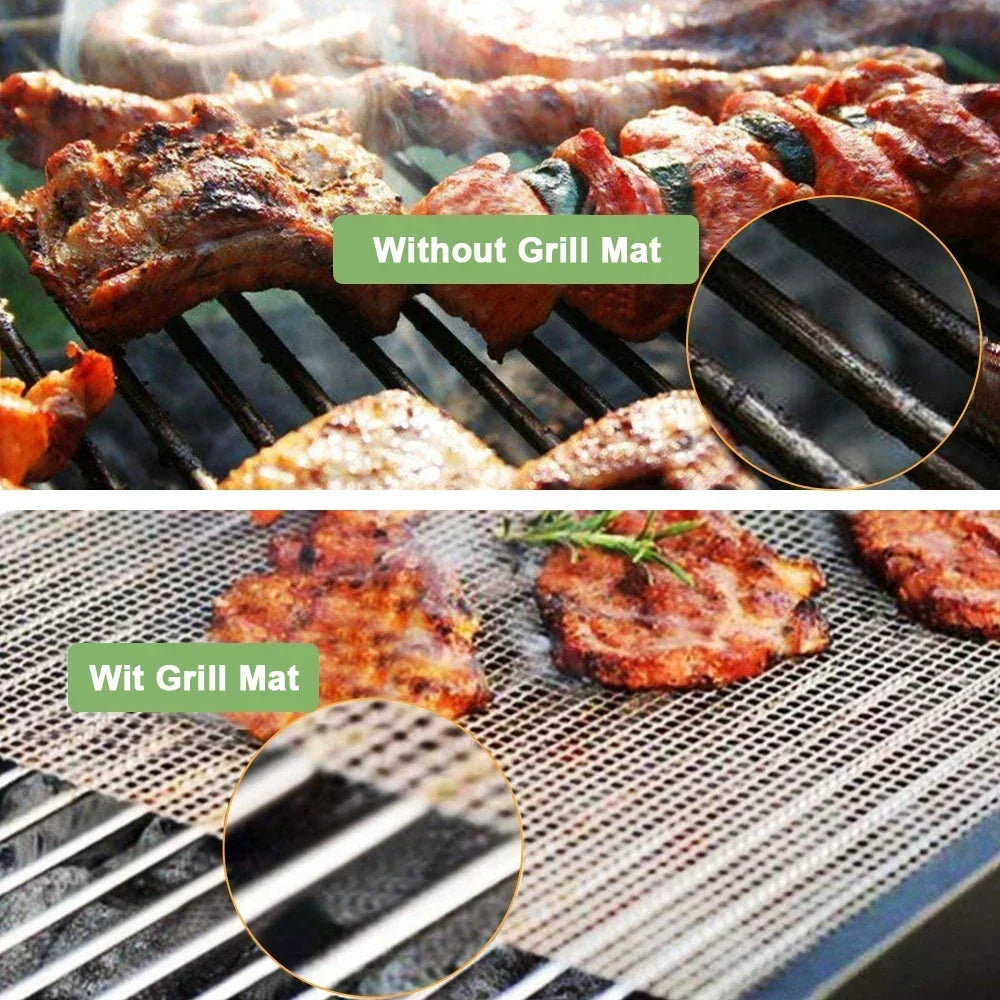 Heat-Resistant BBQ Grill Net