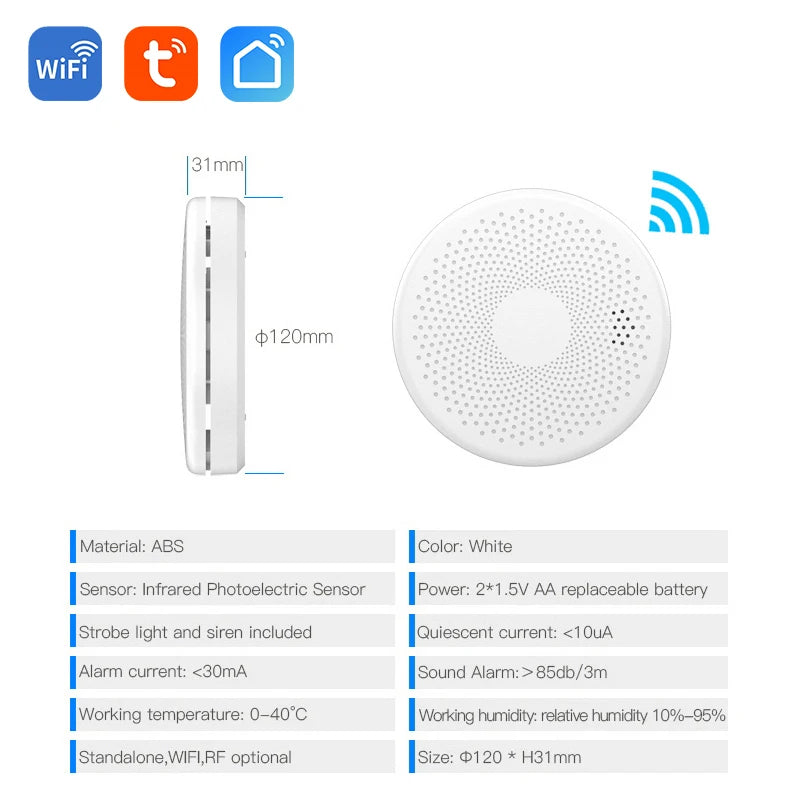 Fire PIR Sound Sensor Alert