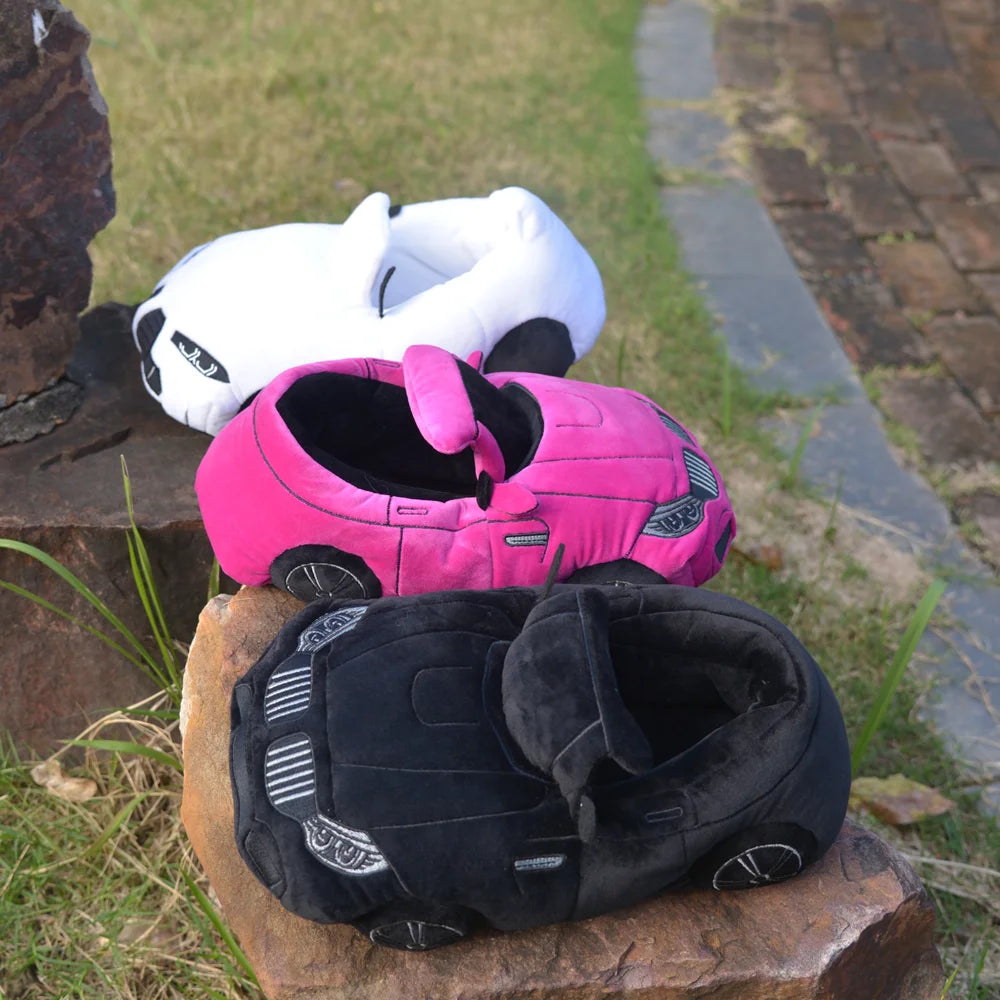 Car Plush Slippers