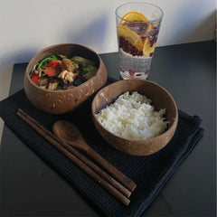 Natural Coconut Bowl Dinner Set