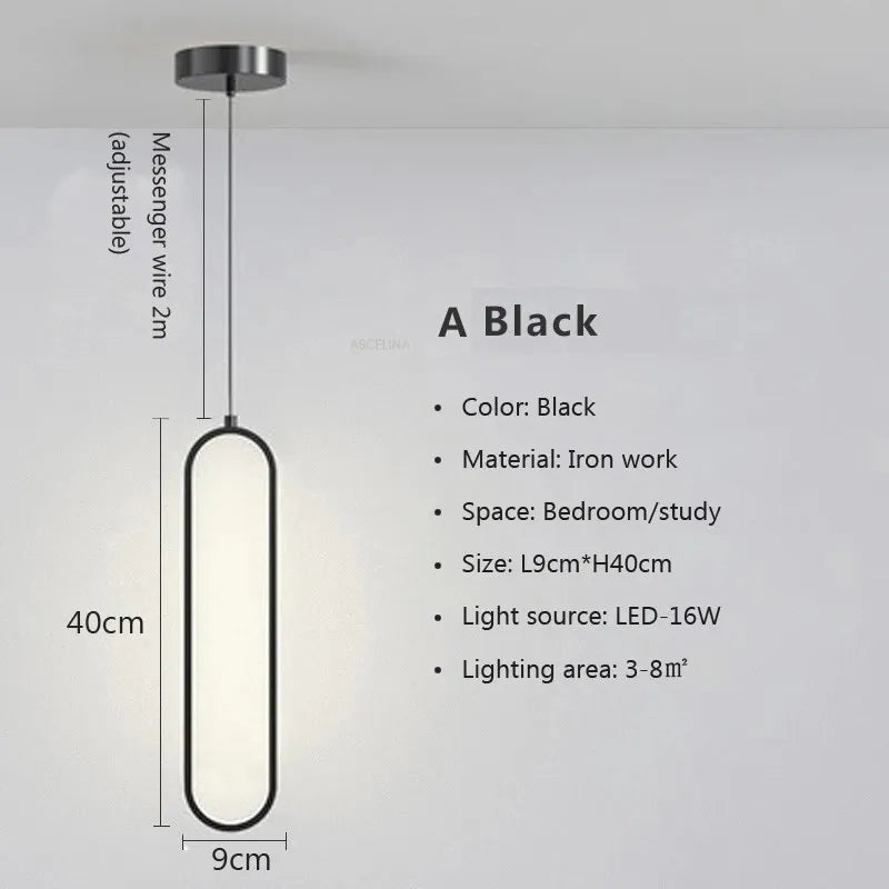 Modern Minimalist LED Pendant Light - Improve Center