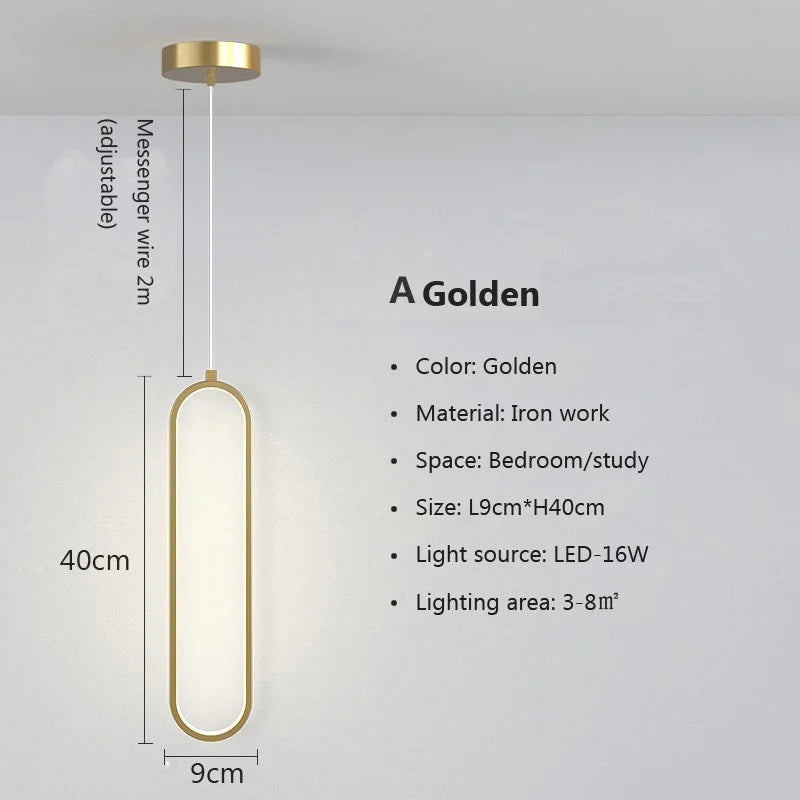 Modern Minimalist LED Pendant Light - Improve Center