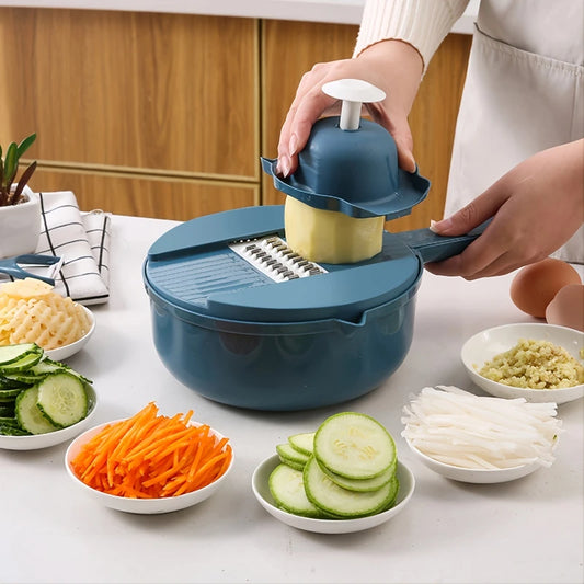 12-in-1 Multi-Functional Vegetable Cutting - Improve Center