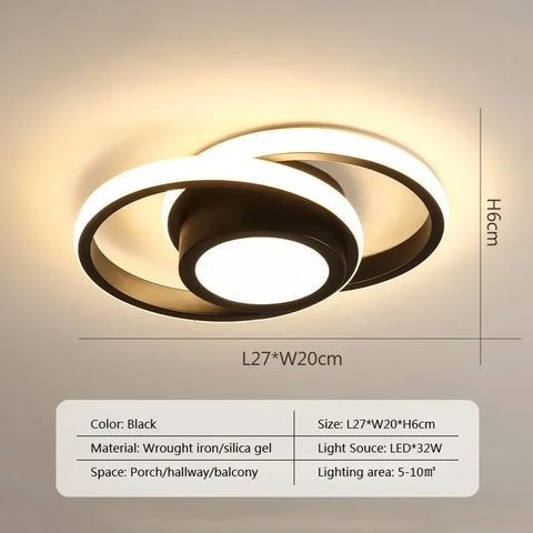 Small Modern LED Ceiling Light - Improve Center