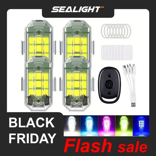 Strobe Car Light with Remote - Improve Center